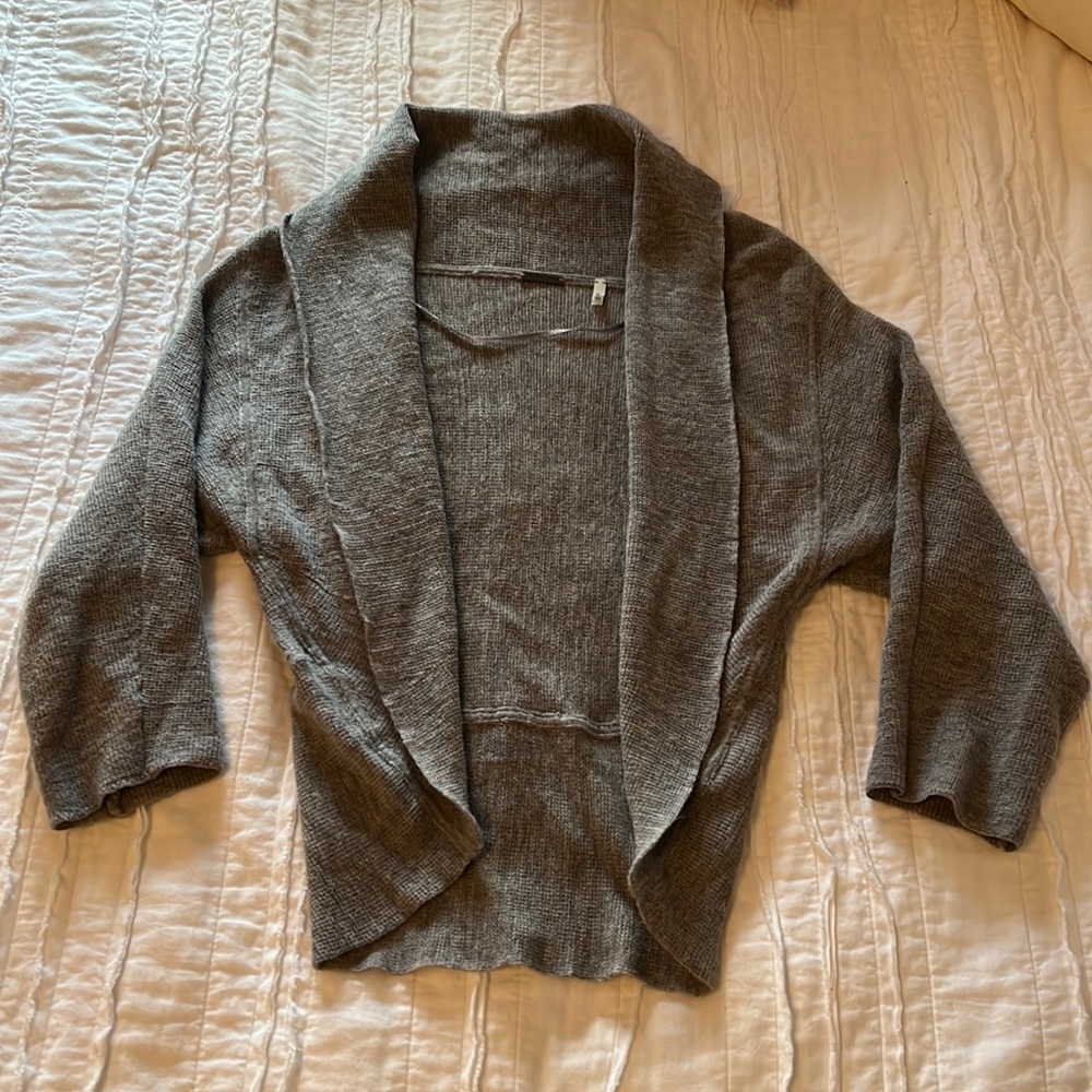 Tahari cropped sweater/jacket.